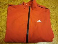 Adidas Trainingsjacke Gr. 164 rot/dunkelblau/weiß Nordrhein-Westfalen - Bad Laasphe Vorschau