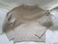 Mango Strickpulli/-pullover mit Zopfmuster beige Baden-Württemberg - Ihringen Vorschau