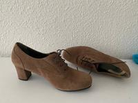 Damen Pumps Gr. 42, Wildleder hellbraun, schnür, neu, Scholl Berlin - Mitte Vorschau