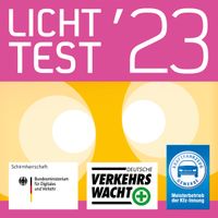 Aufkleber Licht Test 2023 Plakette Verkehrswacht Werkstatt Auto Baden-Württemberg - Balingen Vorschau
