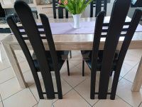 4 Esszimmerstühle schwarz Nordrhein-Westfalen - Jüchen Vorschau