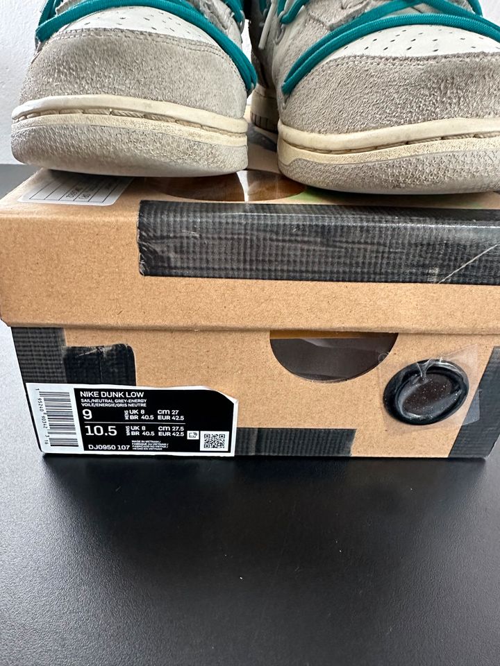 Nike Dunk Low x Off White Lot 36/50 US9 // EU 42,5 in Augsburg