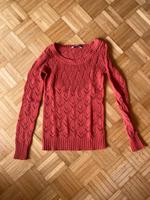 Pullover Pulli Strick Langarm orange Strickmuster Hippie Bayern - Lengdorf Vorschau