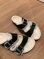 Dunkelgrüne Birkenstocks (Suede) München - Ludwigsvorstadt-Isarvorstadt Vorschau