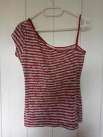 T-Shirt asymmetrisch Anker Review Größe L rot grau Shirt Damen Baden-Württemberg - Tübingen Vorschau