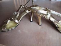 High Heel - Leder Riemensandaletten, gold, Gr. 40, NEU Bayern - Simbach Vorschau