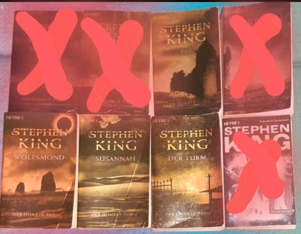 Stephen King  "Der dunkle Turm"  4 Bände in München