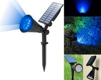 LED Blau Solarstrahler Solarleuchte Solarlampe Gartenstrahler Hessen - Bebra Vorschau