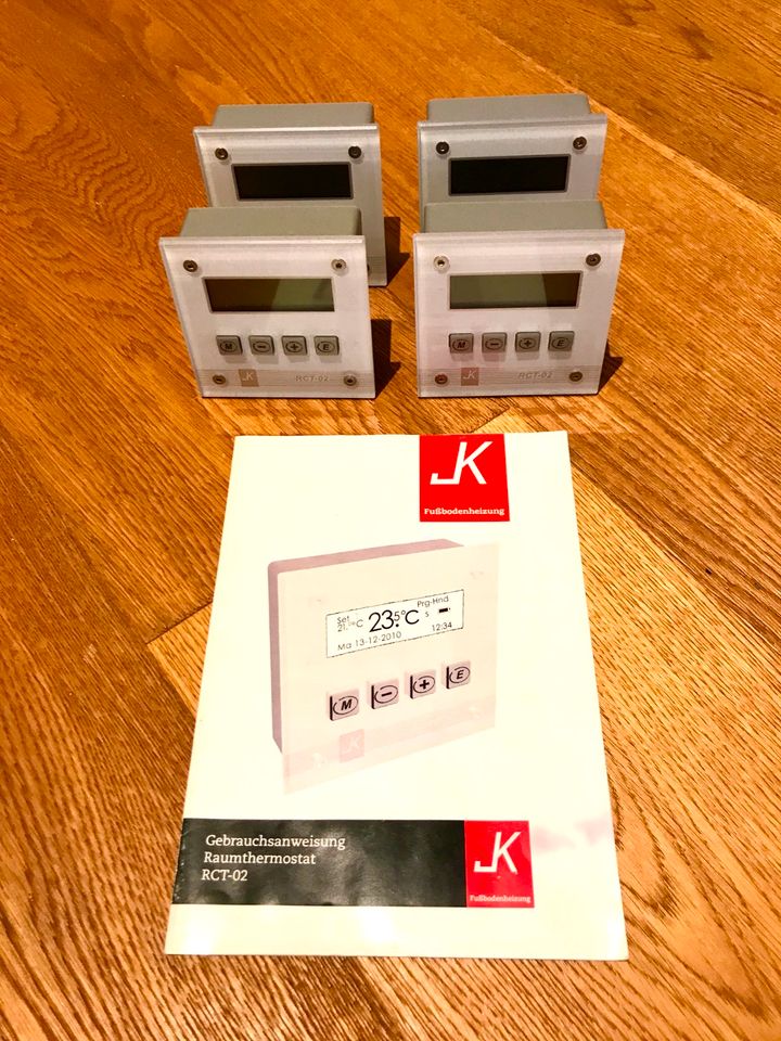 2x JK Fußbodenheizung Raumthermostat RCT-02 Funk in Hamburg