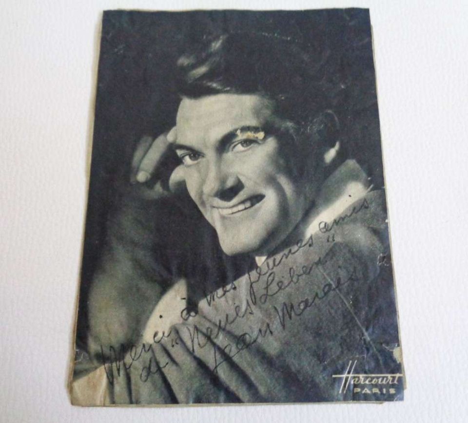 Seltenes Autogramm Jean Marais Haircourt Paris in Ebeleben