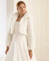 Brautjacke Bolero Fell Weiß Ivory Pelz NEU Hochzeit Wedding 36-42 Baden-Württemberg - Meckenbeuren Vorschau