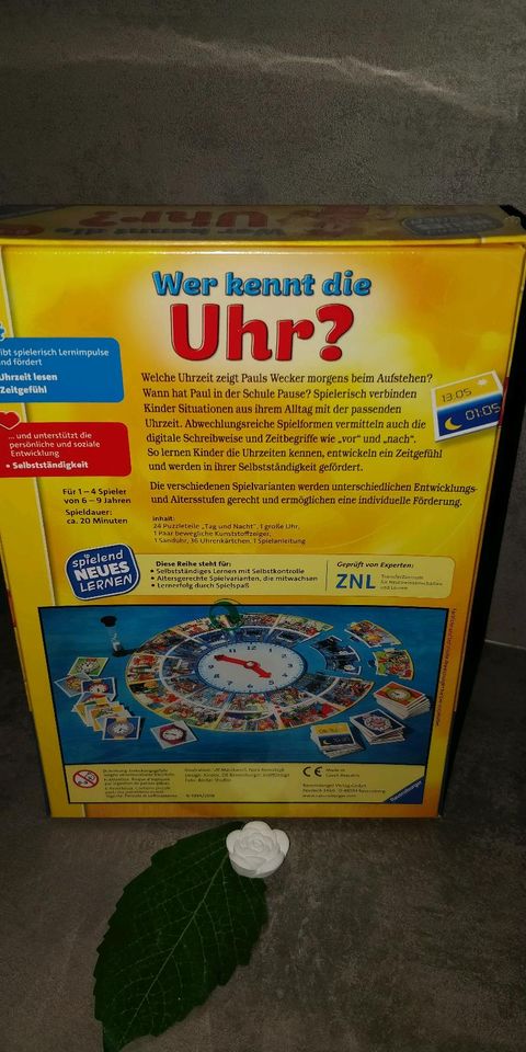 Ravensburger Spiel, NEU, Wer kennt die Uhr? in Krummesse