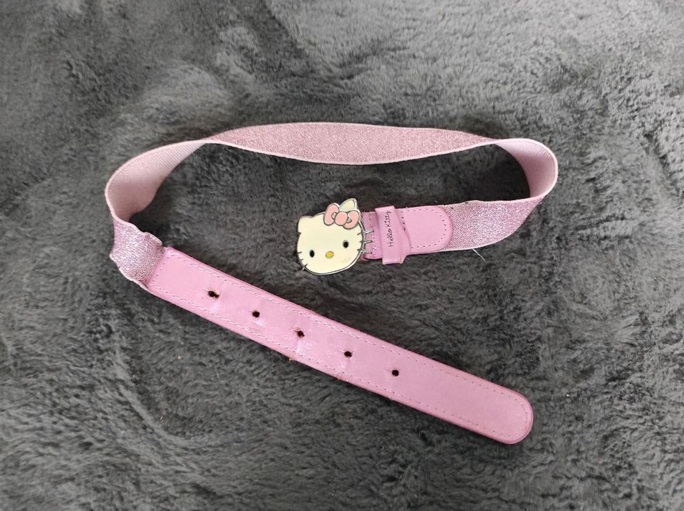 4 Mädchen Gürtel⭐ 65-70cm⭐Hello Kitty, rosa pink⭐ Bauchgurt Kette in Bad Bevensen