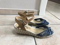 Pumps Keilabsatz Sandalen von Dockers Gr.40 Schleswig-Holstein - Bad Segeberg Vorschau