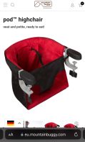 Mountainbuggy Pod Highchair rot Hochstuhl München - Bogenhausen Vorschau