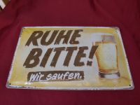 Blechschild. "RUHE-BITTE". ( Gewölbt.) Nordrhein-Westfalen - Düren Vorschau