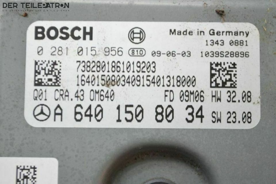 MERCEDES-BENZ A-KLASSE (W169) A 180 CDI Steuergerät Motor  Motors in Duisburg