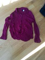 H&M Bluse Gr. 36 / S Beere (Dunkles Pink) Viskose München - Hadern Vorschau