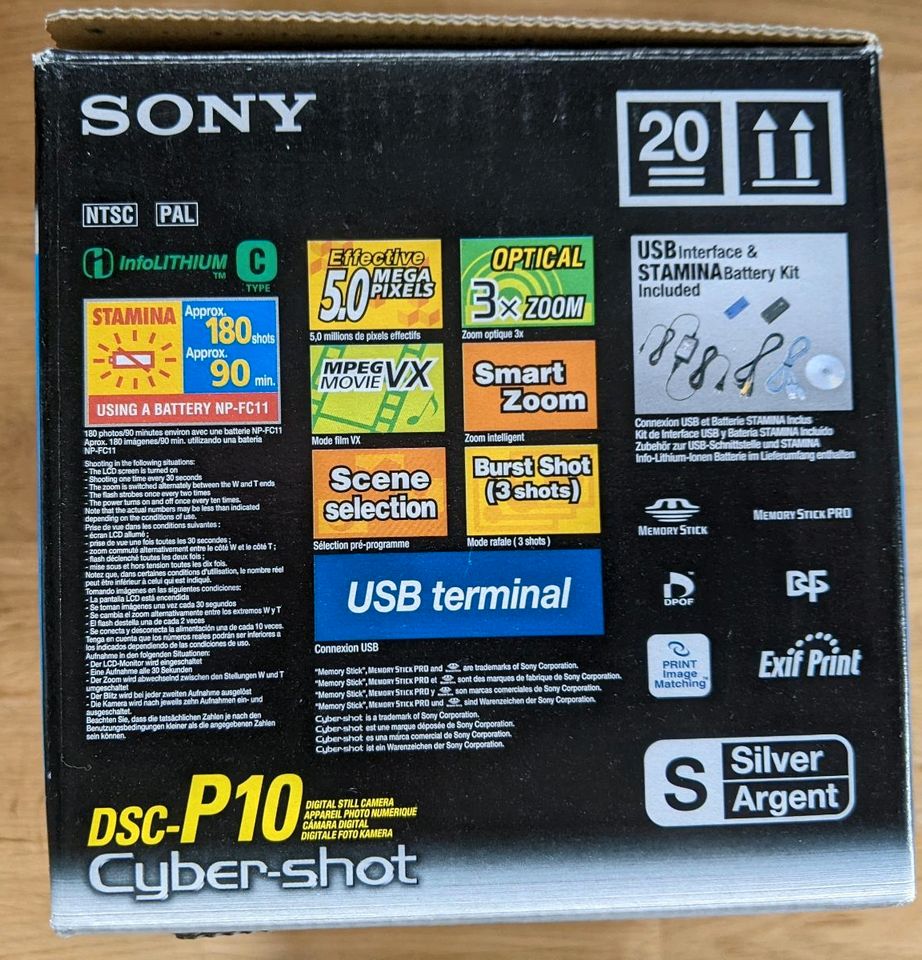 Sony DSC-P10 Digitalkamera - als Ersatzteil da defekt in Neuenhagen