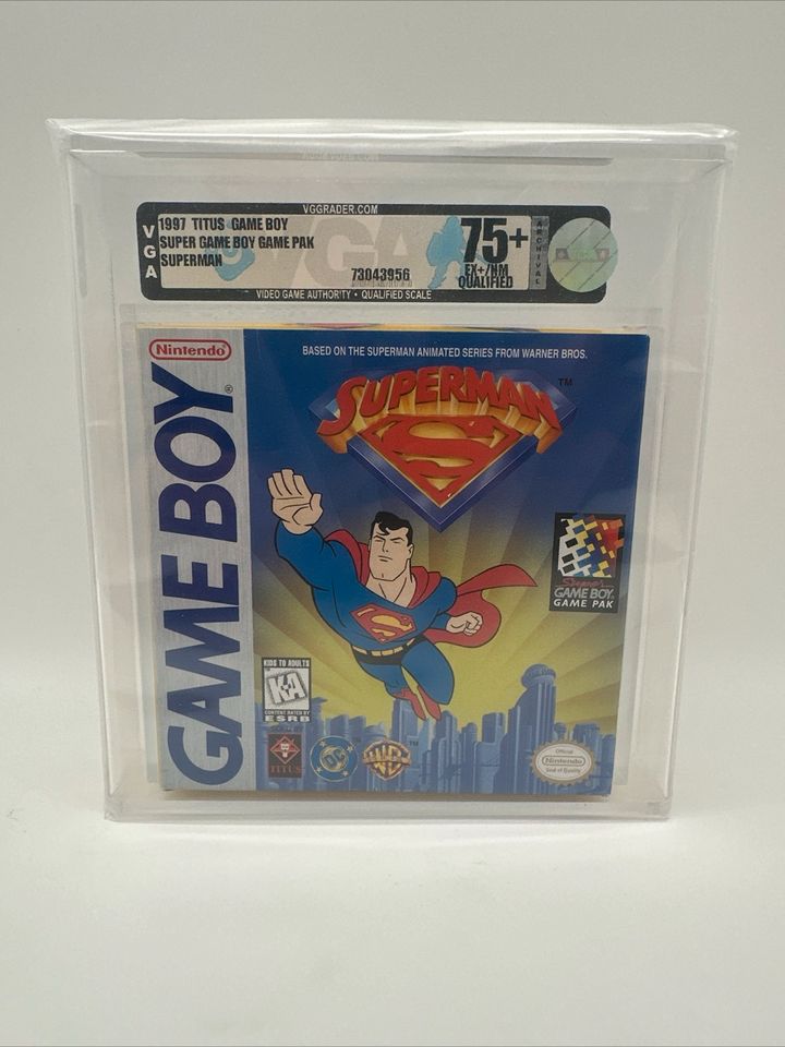 Superman Nintendo Gameboy VGA 75+ (EX+/NM) in Augsburg