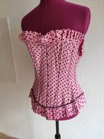 Korsett Corset Korsage Vollers Gothic Burlesque polkadot Pin up Leipzig - Großzschocher Vorschau