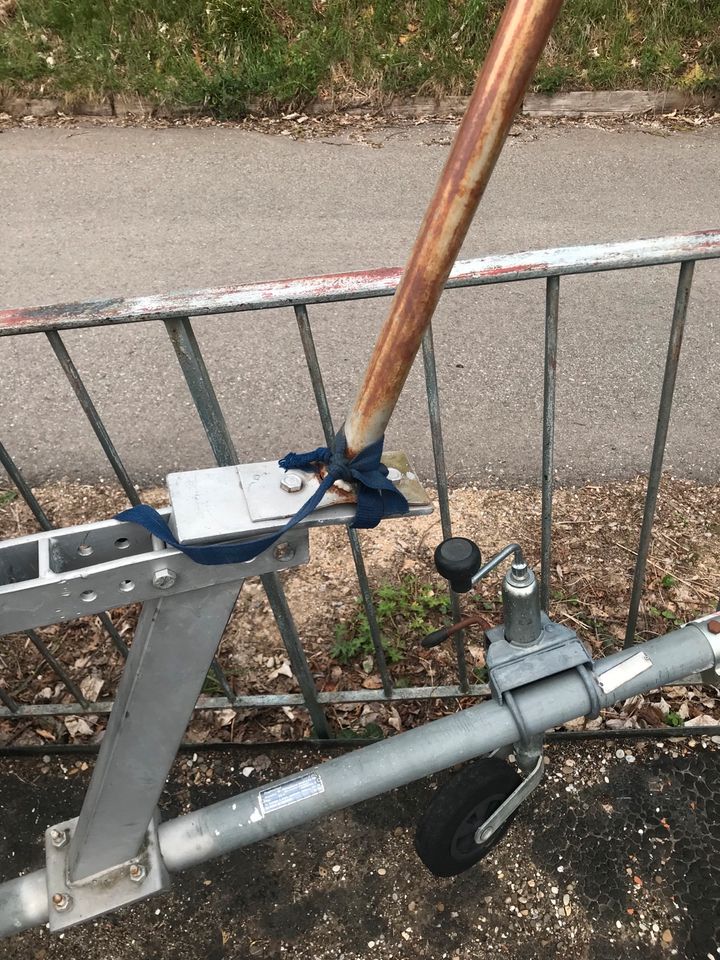 Segelboot Jolle ZEF inkl. PKW-Straßen-Trailer in Malsburg-Marzell