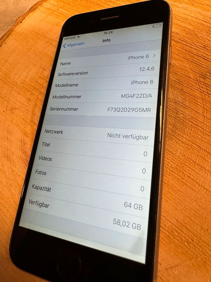 iPhone 6 64GB silber in Sendenhorst