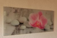 Wandbild Glas Bild Groß Spa Steine Orchidee Zen Garten 125x50 cm Baden-Württemberg - Winterbach Vorschau