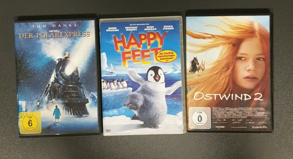 DVDs Polarexpress, Happy Feet,  Ostwind zur Auswahl in Kaltenkirchen