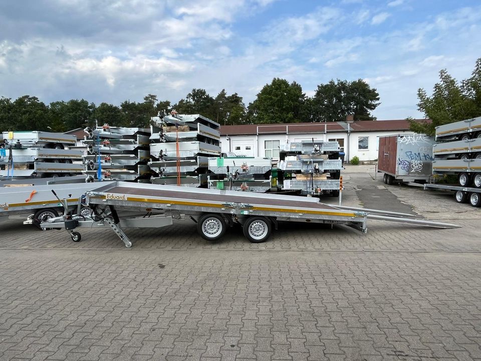 ⭐️ Eduard Auto Transporter 3000 kg 506x220x10cm kippbar Rampen 63 in Schöneiche bei Berlin