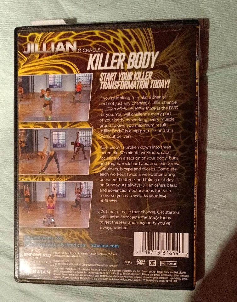 Jillian Michaels Killer Body Fitness DVD in Albstadt