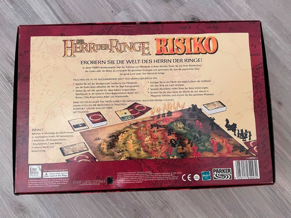 RISIKO Herr der Ringe 1.Edition 2002 - Sehr gut +Zusatzmissionen in Nettetal