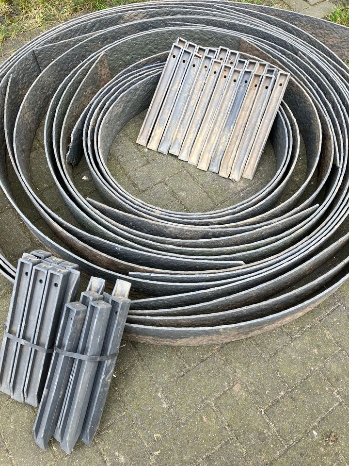EcoSys Randband & Pfosten Rasenkante Beeteinfassung Teichbau etc in