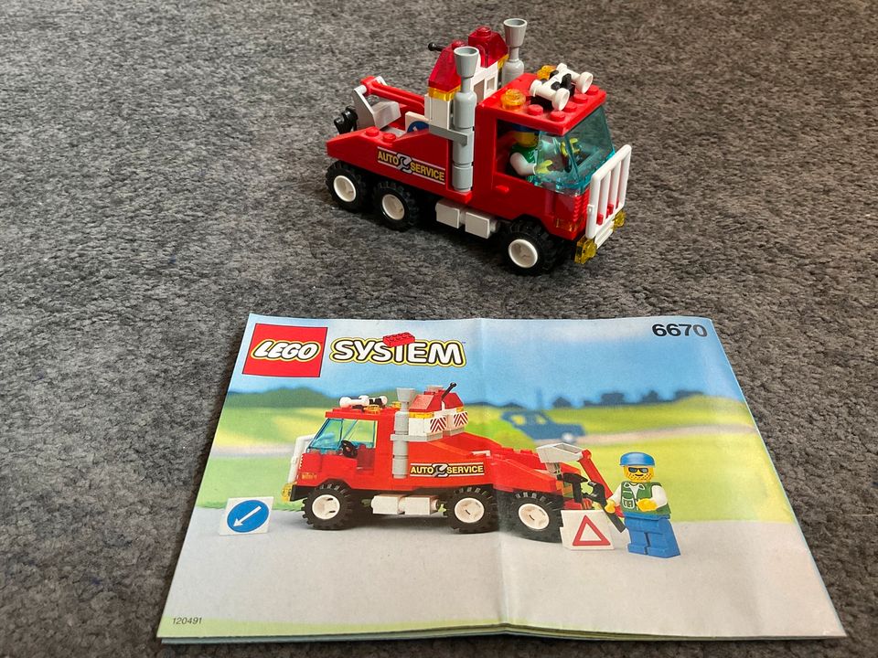 Lego 90iger Retro 6668 6670 mit Anleitung-guter Zustand in Ronshausen