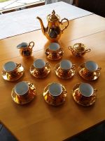 Kaffegeschirr Kaffeegarnitur MZ Czechoslovakia Porzellan golden Bayern - Olching Vorschau