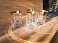 4 schöne Retro Teegläser mit goldenen Verzierungen Pankow - Prenzlauer Berg Vorschau