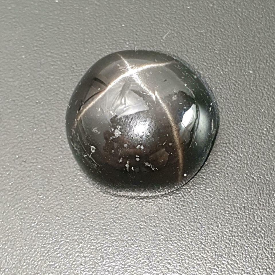 Echter Enstatit mit Stern / Katzenauge ( 17,18 Carat ) 15 mm in Recklinghausen