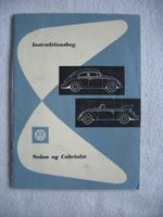 VW Käfer Ovali Betriebsanleitung 1956 dänisch / dansk Nordrhein-Westfalen - Wermelskirchen Vorschau