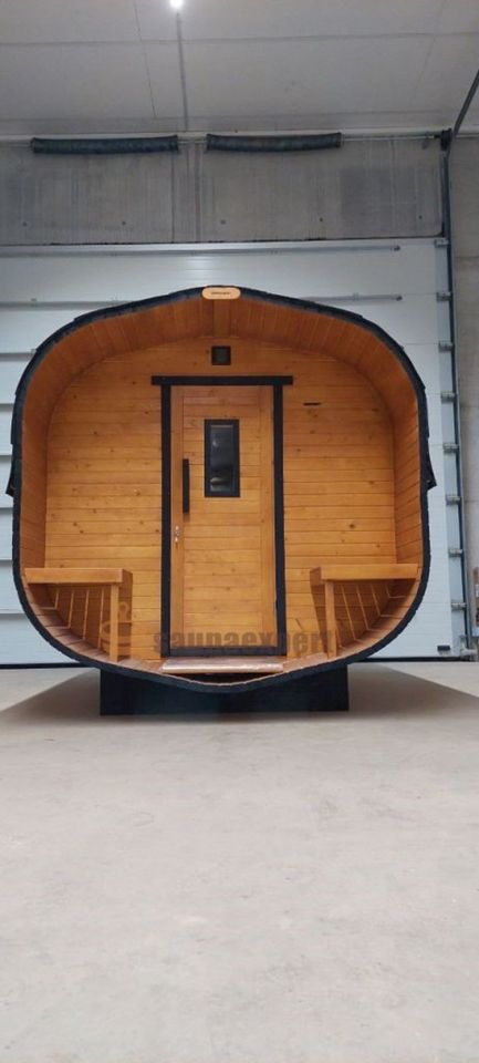 Gartensauna Fasssauna 3m☀️ SPA Tiny Hous Sauna Premium Holz 〽️BRR in Ergoldsbach