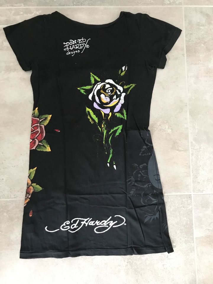 Ed Hardy Longshirt mit Strass Gr. M in Homburg