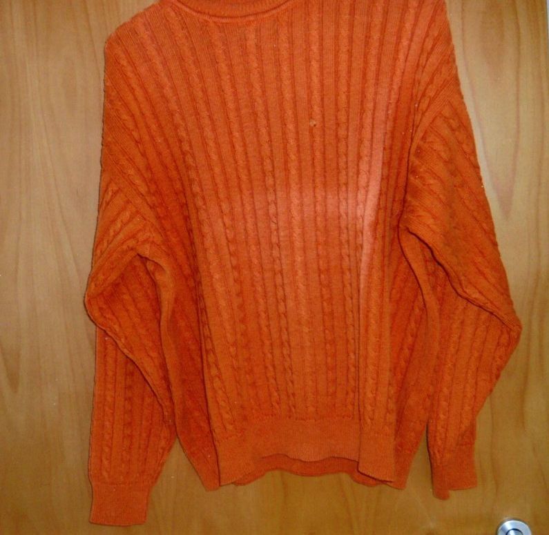 JOCKEY PULLOVER – FARBE ORANGE - MIT HARLEY-DAVIDSON AUFNÄHER in Schermbeck