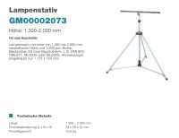 Makita Lampenstativ GM00002073 Nordrhein-Westfalen - Bad Berleburg Vorschau