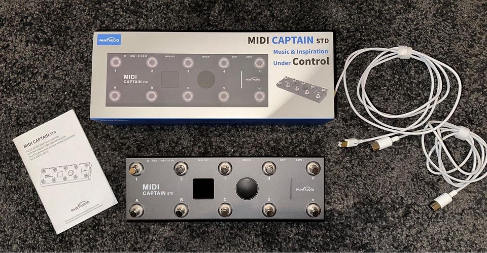 Paint Audio Midi Captain STD Midi Controller Gitarre Pedal in Rendsburg