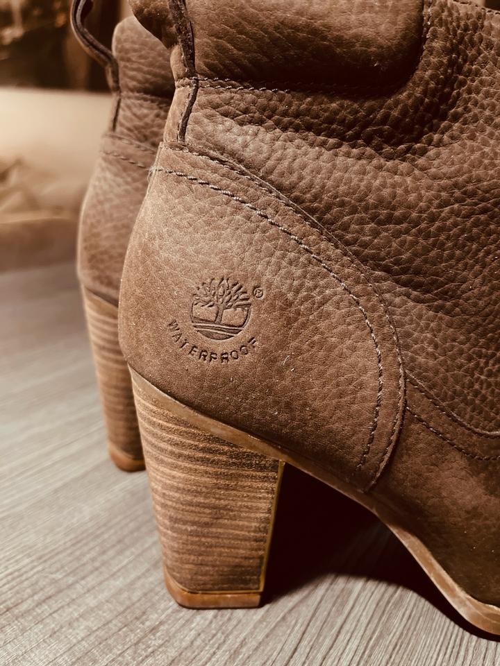 TIMBERLAND Stiefelette Nubuk Leder Braun UNGETRAGEN UK 6 in Langenfeld