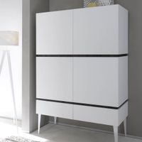 Highboard Rex weiß Lack matt  | von LC Spa Hessen - Büdingen Vorschau