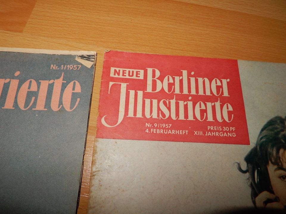 alte Zeitschriften Illustrierte Hör Zu Bunte Weltbild Berline50er in Berlin
