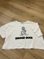 Schwarz weißes Crop Donald Duck Shirt Damen Größe 36/S Nordrhein-Westfalen - Brilon Vorschau