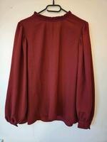 Damen Bluse rot mit Goldknopf Gr 46 Niedersachsen - Stade Vorschau