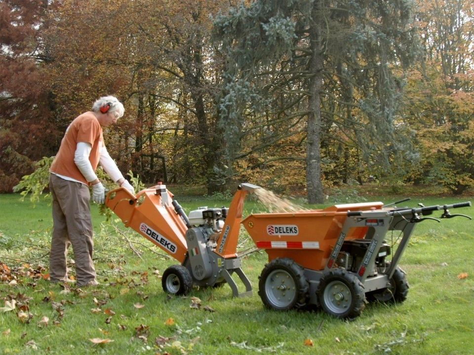 Holzhäcksler DELEKS® DK-500 LIFAN Gartenhäcksler Schredder 6.5 Ps in Pfaffenhofen a. d. Glonn