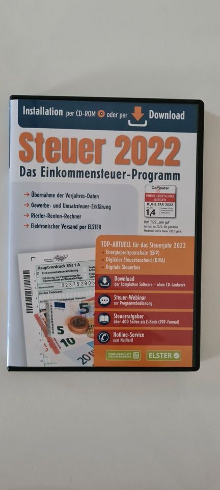 Softwareprogramm, Einkommensteuererklärung 2022 in Brackenheim